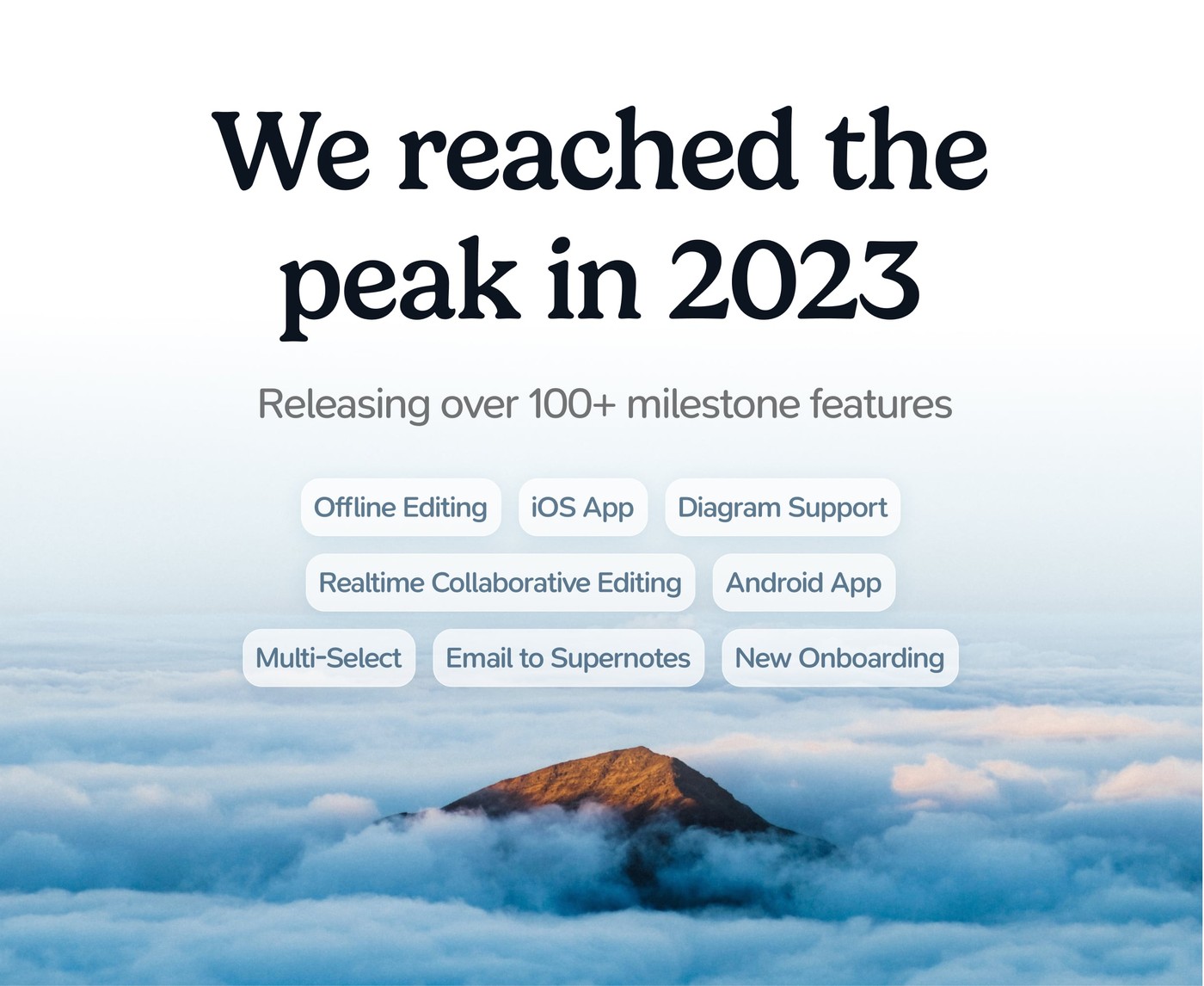 We Reached the Peak in 2023