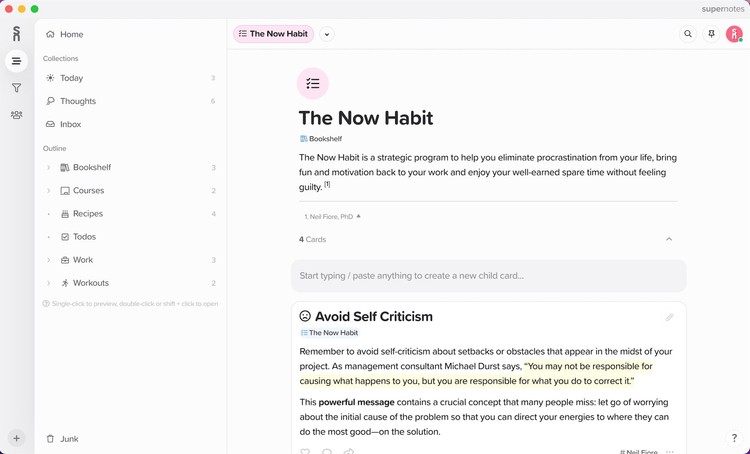 Super Note App Our interface is an absolute delight to use | Supernotes