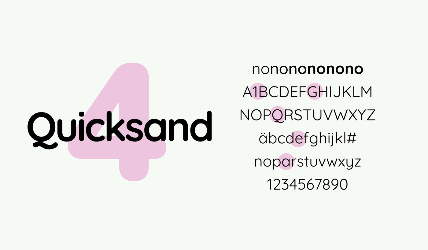 Quicksand Font Family