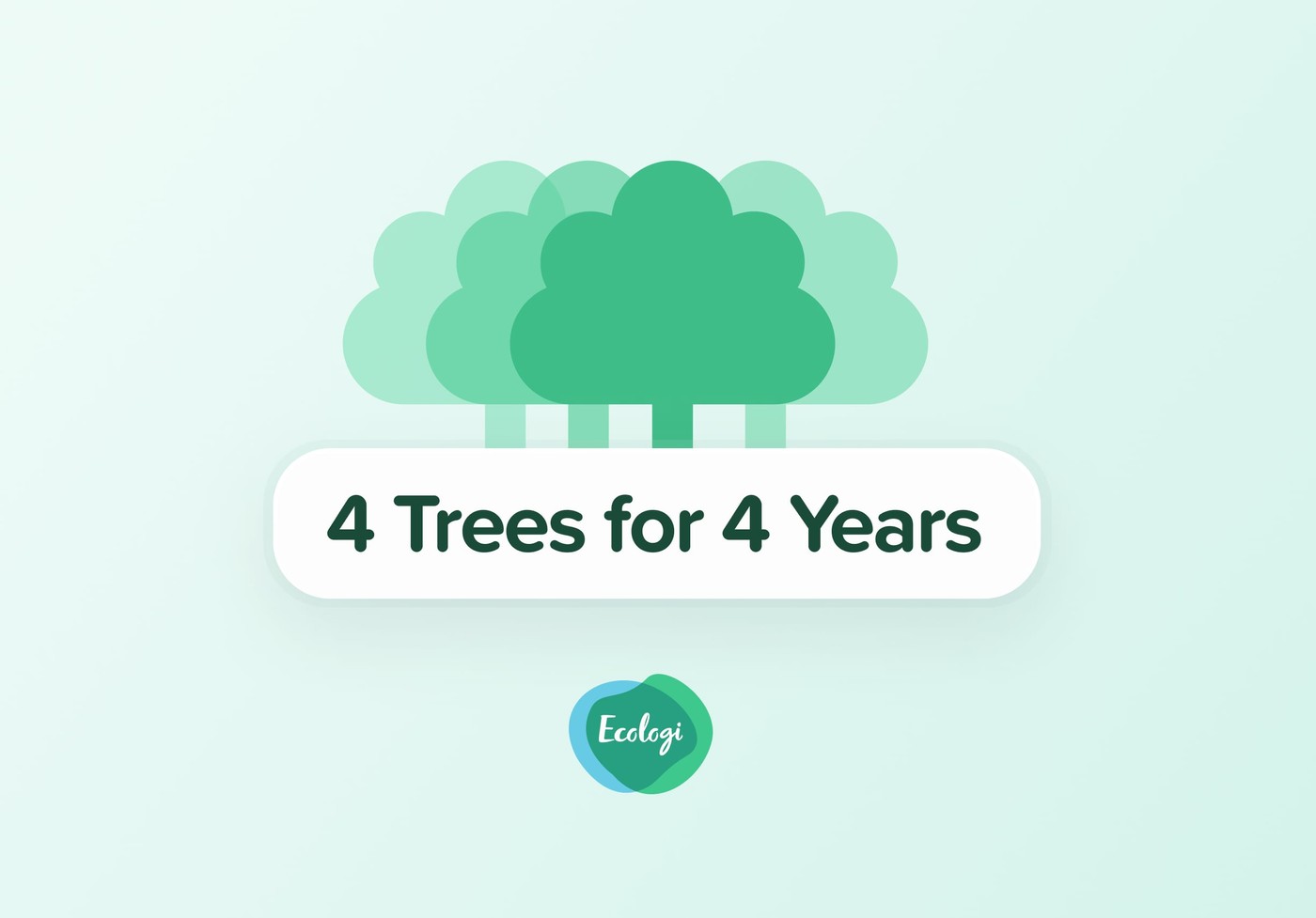 4 Trees for 4 Years