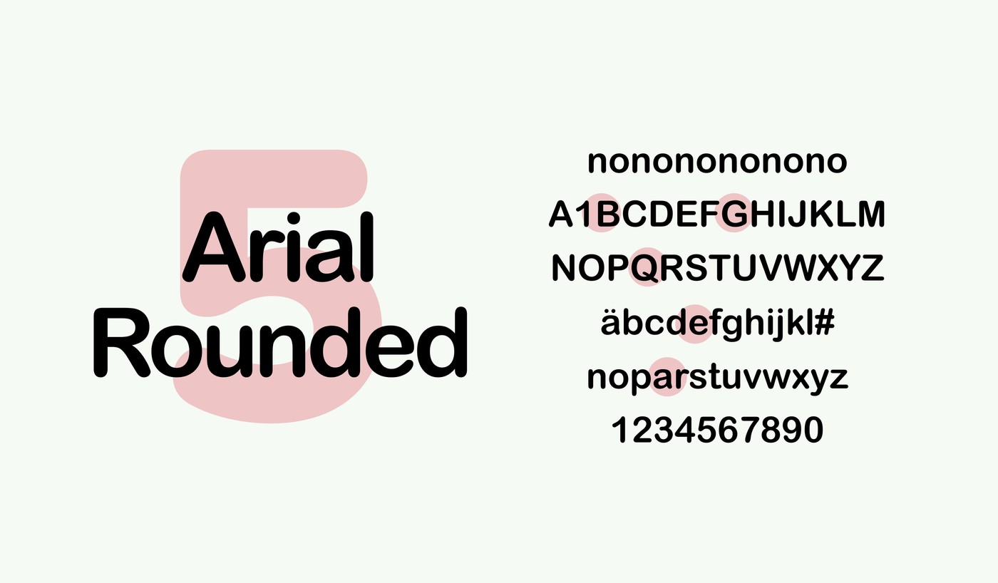 Arial Rounded Font Family