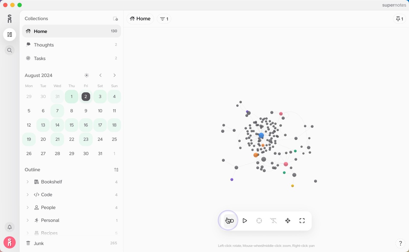 Explore your knowledge in 2D and 3D | Supernotes
