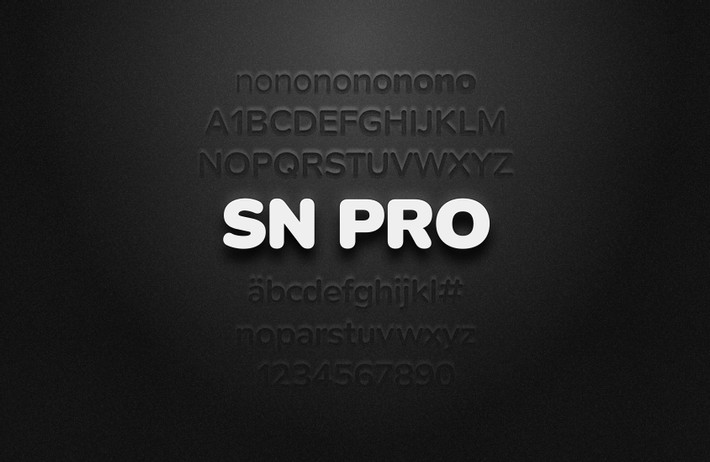 Welcome to the SN Pro Font Family