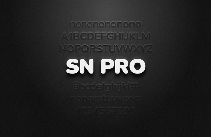 Welcome to the SN Pro Font Family